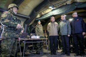 [VIDEO] Chcę naszym żołnierzom i Waszym towarzyszom broni, żołnierzom Stanów Zjednoczonych z całego serca podziękować za służbę dla Waszych ojczyzn, ale także dla światowego bezpieczeństwa 
