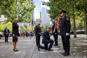 [VIDEO] Para Prezydencka upamiętniła ofiary ataków terrorystycznych 11 września w USA