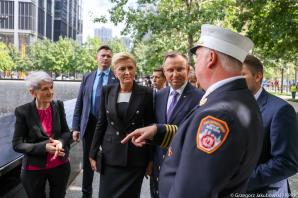 [VIDEO] Para Prezydencka upamiętniła ofiary ataków terrorystycznych 11 września w USA