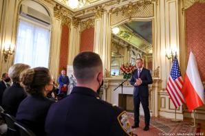 [VIDEO] Para Prezydencka upamiętniła ofiary ataków terrorystycznych 11 września w USA