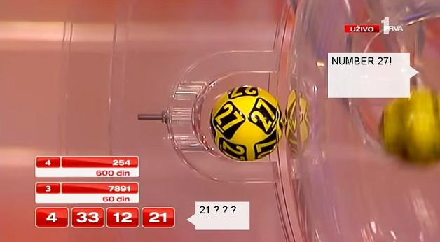 VIDEO: Liczba pojawiła się zanim ją wylosowano? Skandal z losowaniem Lotto w Serbii!