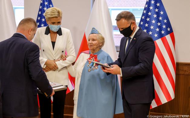 [VIDEO] Nowy Jork. Para Prezydencka odwiedziła weteranów